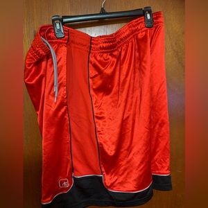 Men’s 3X red athletic shorts. And1 brand.